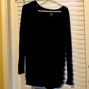 Sheer long sleeve top